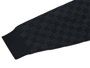 LOUIS VUITTON ルイヴィトン ダミエ グラフィット セーター ブラック グレー ウール サイズ6 キッズ 美品 中古 4c059626