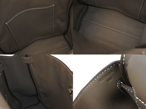 新品未使用 HERMES エルメス ケリーアッカドGM ショルダーバッグ W刻印 エトゥープ トゴ シルバー金具 2024年製 中古 4b000608
