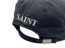 Load image into Gallery viewer, 新品未使用 SAINT MICHAEL セントマイケル CAP キャップ SM-HR3-0000-077 ブラック コットン サイズ0/S 4b000609