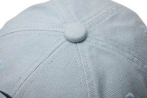 新品未使用 SAINT MICHAEL セントマイケル CAP キャップ SM-HR3-0000-073 ブルー コットン サイズ0/S 4b000610