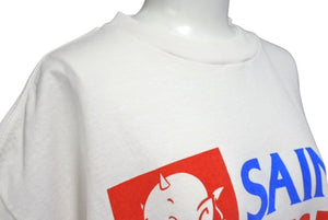 未使用 SAINT MICHAEL セントマイケル 半袖Ｔシャツ SM-HR3-0000-026 ホワイト コットン サイズL 中古 4b000612 