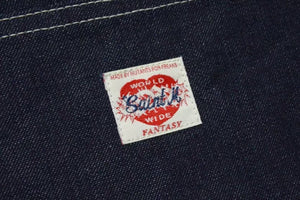 未使用 SAINT MICHAEL セントマイケル デニムショーツ SM-HR3-0000-074 インディゴブルー コットン サイズM 中古 4b000613 