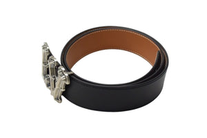 新品未使用 LOUIS VUITTON ルイヴィトン ベルト・LV ランチ 40MM リバーシブル 牛革 95/38 M8802T 中古 4b000617