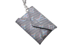 極美品 LOUIS VUITTON ルイヴィトン カードケース キリガミ ネックレス モノグラムLVポップ M68613 マルチカラー 中古 4b000619