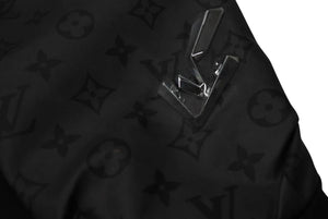 LOUIS VUITTON ルイヴィトン 2054パテッドショーツ 22SS グラフィックモノグラム RM221M I67 HMP05W ブラック サイズS 美品 中古 4b000621
