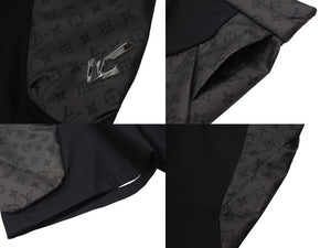 LOUIS VUITTON ルイヴィトン 2054パテッドショーツ 22SS グラフィックモノグラム RM221M I67 HMP05W ブラック サイズS 美品 中古 4b000621