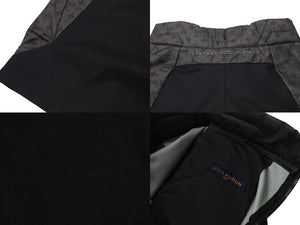 LOUIS VUITTON ルイヴィトン 2054パテッドショーツ 22SS グラフィックモノグラム RM221M I67 HMP05W ブラック サイズS 美品 中古 4b000621