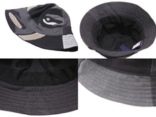 Load image into Gallery viewer, 新品同様 LOUIS VUITTON ルイヴィトン バケットハット LV ポートレート ハット M7186M グレー ホワイト ブラックメタル金具 中古 4b000626