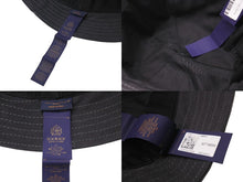 Load image into Gallery viewer, 新品同様 LOUIS VUITTON ルイヴィトン バケットハット LV ポートレート ハット M7186M グレー ホワイト ブラックメタル金具 中古 4b000626