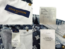 画像をギャラリービューアに読み込む, 新品同様 LOUIS VUITTON ルイヴィトン 22AW モノグラム バンダナ ショートパンツ RM222M NW2 HND17X コットン ブルー 36 中古 4b000635
