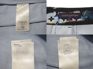 極美品 LOUIS VUITTON ルイヴィトン 21AW モノグラムタイダイ デニムスカート RM2129 H98 HLE10W ブラック マルチカラー M 中古 4b000636