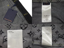 Load image into Gallery viewer, 新品同様 LOUIS VUITTON NIGO ルイヴィトン ニゴ 22SS モノグラムクレイジー デニムジャケット 1A9K67 ブラック サイズ54 中古 4b000640