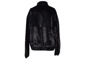 新品未使用 PRADA プラダ ベロア ジャケット ブラウン レーヨン ビスコース サイズ40 P590F 中古 4b000642