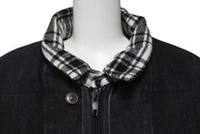 Load image into Gallery viewer, 極美品 BALENCIAGA バレンシアガ 18AW レイヤードオーバーサイズパファジャケット 543028 ブラック ホワイト サイズ46 中古 4b000643