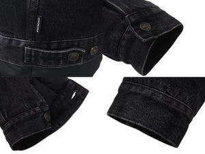 極美品 BALENCIAGA バレンシアガ 18AW レイヤードオーバーサイズパファジャケット 543028 ブラック ホワイト サイズ46 中古 4b000643