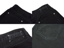 Load image into Gallery viewer, MAISON MARGIELA メゾンマルジェラ デニムパンツ ストレート S50LA0153 S30642 イタリア製 ブラック サイズ31 美品 中古 4b000644