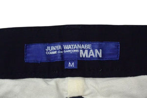 JUNYA WATANABE MAN ジュンヤワタナベマン パンツ WN-F076 JAPAN製 ウール ネイビー サイズM 美品 中古 4b000645