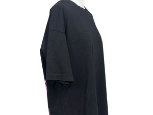 新品未使用 WARREN LOTAS ウォーレンロータス グラントネオンリーパーTシャツ カットソー ブラック パープル グリーン S 中古 4b000662