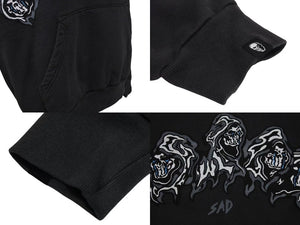 新品未使用 WARREN LOTAS ウォーレンロータス パーカー Crying Reaper Arc Hoodie グレー サイズS グレー コットン 中古 4b000663