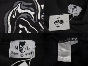 新品未使用 WARREN LOTAS ウォーレンロータス パーカー Crying Reaper Arc Hoodie グレー サイズS グレー コットン 中古 4b000663