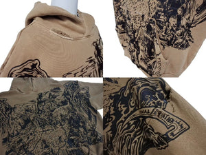 新品未使用 WARREN LOTAS ウォーレンロータス パーカー Final Frontier Hoodie ブラウン サイズS ブラウン コットン 中古 4b000664