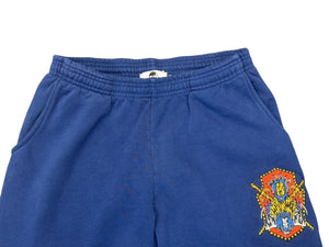 新品未使用 WARREN LOTAS ウォーレンロータス Crest Shield Sweatpants スウェットパンツ ネイビー コットン S 中古 4b000665