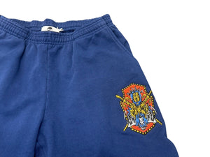 新品未使用 WARREN LOTAS ウォーレンロータス Crest Shield Sweatpants スウェットパンツ ネイビー コットン S 中古 4b000665