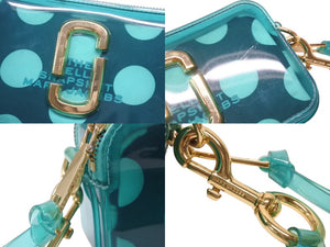 MARC JACOBS マークジェイコブス 2019年春夏コレクション THE JELLY SNAPSHOT ザジェリースナップショット ショルダーバッグ ターコイズ 美品 中古 4b006662