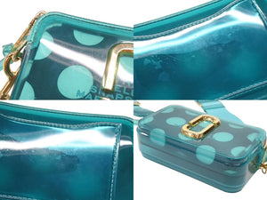 MARC JACOBS マークジェイコブス 2019年春夏コレクション THE JELLY SNAPSHOT ザジェリースナップショット ショルダーバッグ ターコイズ 美品 中古 4b006662