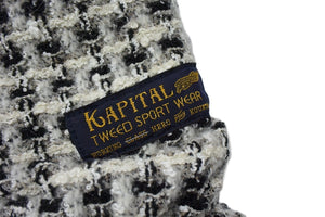 未使用 KAPITAL キャピタル ファンシーツイード カーゴショートパンツ K2503SP039 サイズ4 フリンジ ホワイト 中古 4b000668 