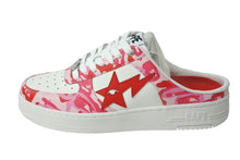Load image into Gallery viewer, 新品未使用 A BATHING APE アベイシングエイプ スニーカー BAPE × KIDSUPER BAPE STA CLOG ベイプ サイズ8 ピンク 中古 4b000678