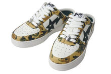 Load image into Gallery viewer, 新品未使用 A BATHING APE アベイシングエイプ スニーカー BAPE × KIDSUPER BAPE STA CLOG ベイプ サイズ8 カモ柄 迷彩 中古 4b000681