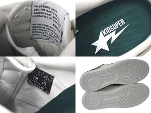新品未使用 A BATHING APE アベイシングエイプ スニーカー BAPE × KIDSUPER BAPE STA CLOG ベイプ サイズ8 カモ柄 迷彩 中古 4b000681