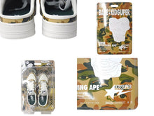 Load image into Gallery viewer, 新品未使用 A BATHING APE アベイシングエイプ スニーカー BAPE × KIDSUPER BAPE STA CLOG ベイプ サイズ8 カモ柄 迷彩 中古 4b000681
