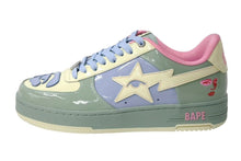 Load image into Gallery viewer, 新品未使用 A BATHING APE アベイシングエイプ スニーカー BAPE × KIDSUPER BAPE STA ベイプ サイズ8 マルチカラー 中古 4b000683