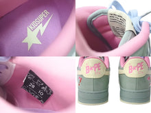 Load image into Gallery viewer, 新品未使用 A BATHING APE アベイシングエイプ スニーカー BAPE × KIDSUPER BAPE STA ベイプ サイズ8 マルチカラー 中古 4b000683
