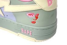 Load image into Gallery viewer, 新品未使用 A BATHING APE アベイシングエイプ スニーカー BAPE × KIDSUPER BAPE STA ベイプ サイズ8 マルチカラー 中古 4b000686