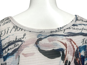 極美品 Dior ディオール レイモンドペティボン 総柄メッシュ タンクトップ ポリエステル エラスタン L 943J614C0033 中古 4b000689