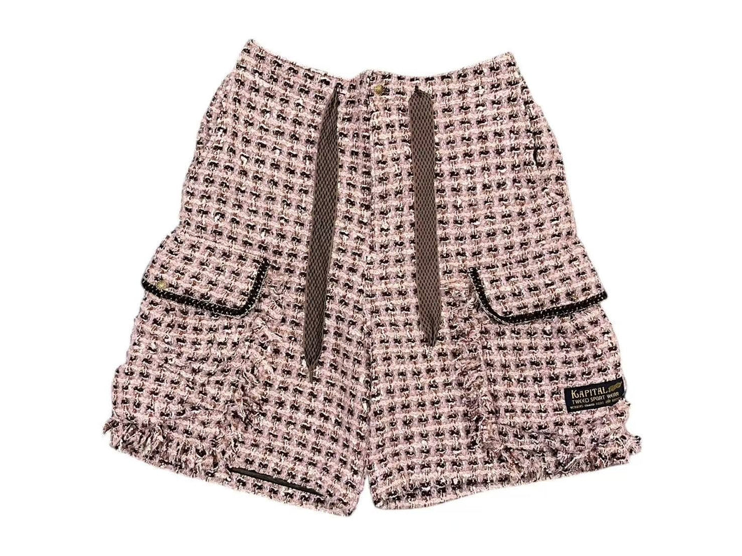 新品未使用 KAPITAL キャピタル ツイード ショーツ カーゴパンツ