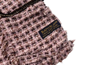 未使用 KAPITAL キャピタル ツイードショーツ カーゴパンツ K2503SP039 サイズ3 ピンク コットン ナイロン 中古 4b000690 