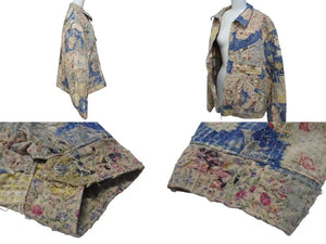 未使用 KAPITAL KOUNTRY キャピタル カントリー 2025SS シャンペトル BORO バージンマリア ZIP UP ブルゾン サイ2 K2412LJ157 中古 4b000693 