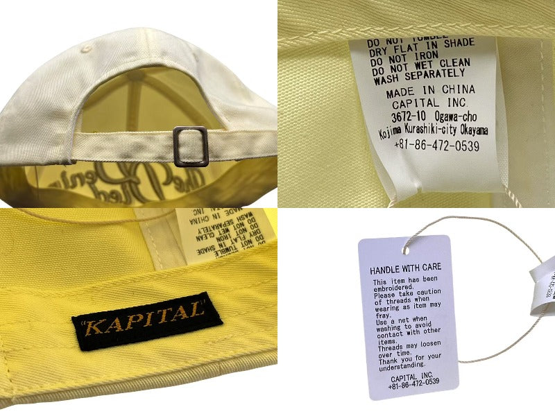 新品未使用 KAPITAL キャピタル チノベースボール 25SS