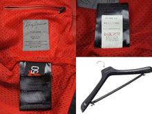 Load image into Gallery viewer, 極美品 YohjiYamamoto POURHOMME ヨウジヤマモトプールオム ダイネーゼ 04AW シングルライダース レザージャケット サイズ50 中古 4b000713