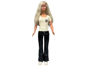 CHROME HEARTS クロムハーツ MY SIZE BARBIE W/ BLACK LEATHER PANTS マイサイズバービー ブラックレザーパンツ 人形 フィギュア 美品 中古 4b000714 