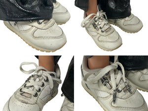CHROME HEARTS クロムハーツ MY SIZE BARBIE W/ BLACK LEATHER PANTS マイサイズバービー ブラックレザーパンツ 人形 フィギュア 美品 中古 4b000714 