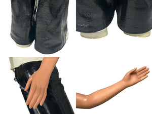 CHROME HEARTS クロムハーツ MY SIZE BARBIE W/ BLACK LEATHER PANTS マイサイズバービー ブラックレザーパンツ 人形 フィギュア 美品 中古 4b000714 