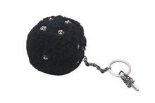 画像をギャラリービューアに読み込む, 極美品 CHROME HEARTS 約クロムハーツ FUZZY DICE ファジーダイス クロスボタンダイスキーリング 重量84.3g ペーパーチェーン ダガー 中古 4b000715 