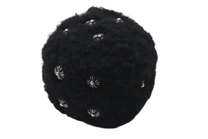極美品 CHROME HEARTS 約クロムハーツ FUZZY DICE ファジーダイス クロスボタンダイスキーリング 重量84.3g ペーパーチェーン ダガー 中古 4b000715 