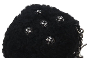 極美品 CHROME HEARTS 約クロムハーツ FUZZY DICE ファジーダイス クロスボタンダイスキーリング 重量84.3g ペーパーチェーン ダガー 中古 4b000715 