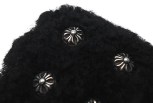 極美品 CHROME HEARTS 約クロムハーツ FUZZY DICE ファジーダイス クロスボタンダイスキーリング 重量84.3g ペーパーチェーン ダガー 中古 4b000715 